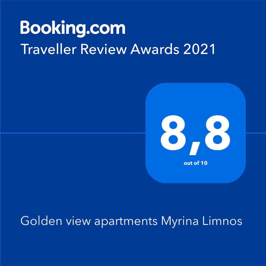 Golden View Apartments Myrina Limnos Esterno foto